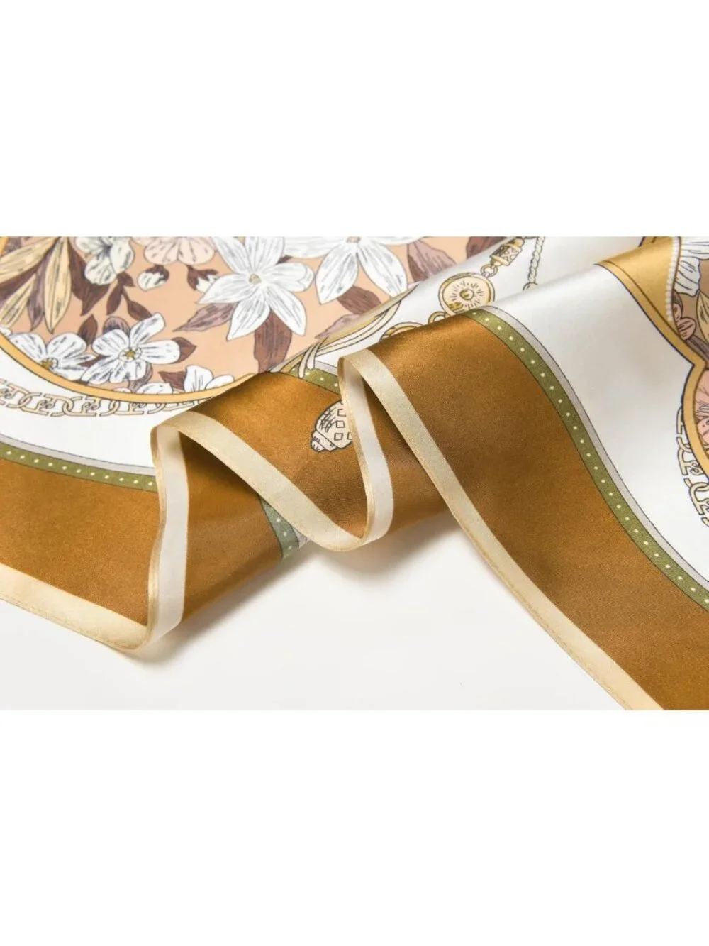 Luxurious 100% Mulberry Silk Scarf - 35